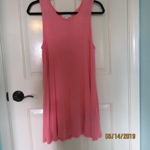 Pink T-Shirt Dress